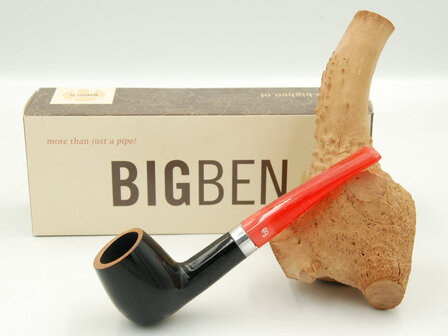 BigBen Sylvia black polish 808 nature top - red stem