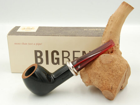 BigBen Phantom black semi polish 420 with red stem - nature top