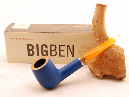 BigBen Patriot 402 bleu matte - yellow stem tapered