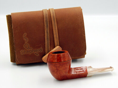 BigBen Shepherd 457 nature polish - horn stem incl leather RollUp