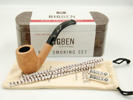 BigBen Pipe Smoking Set  440 elegant Pure bent