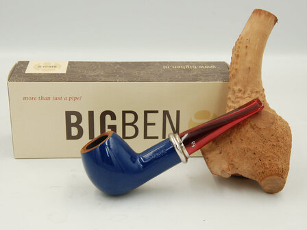 BigBen Phantom bleu polish 420 nature top nickel ring - red stem