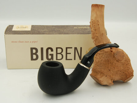 BigBen Odeon black matte 200 silver ring black mouthpiece