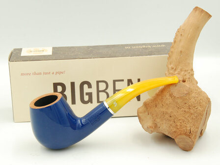 BigBen Patriot 302 bleu polish nature top - yellow stem tapered